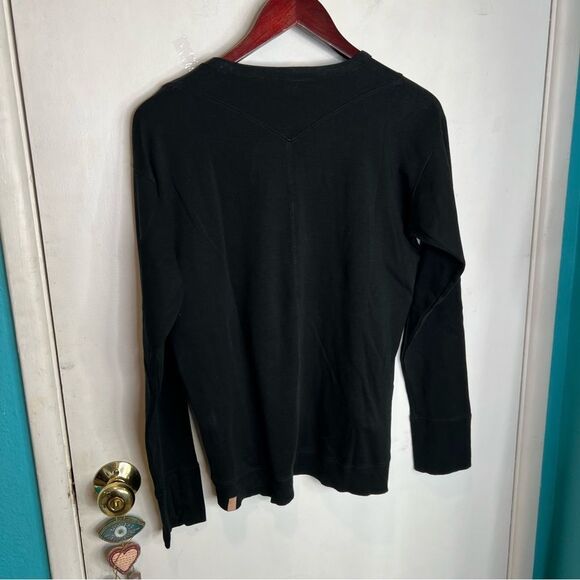 Lunya Pima cotton long sleeves crew neck top thumb holes - Picture 5 of 9